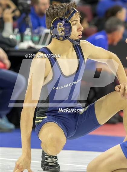 Thumbnail 1 in CIF State Boys Wrestling Championships (Championship Round 1) photogallery.