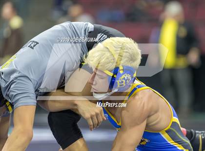 Thumbnail 1 in CIF State Boys Wrestling Championships (Championship Round 1) photogallery.