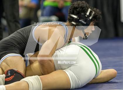 Thumbnail 1 in CIF State Boys Wrestling Championships (Championship Round 1) photogallery.