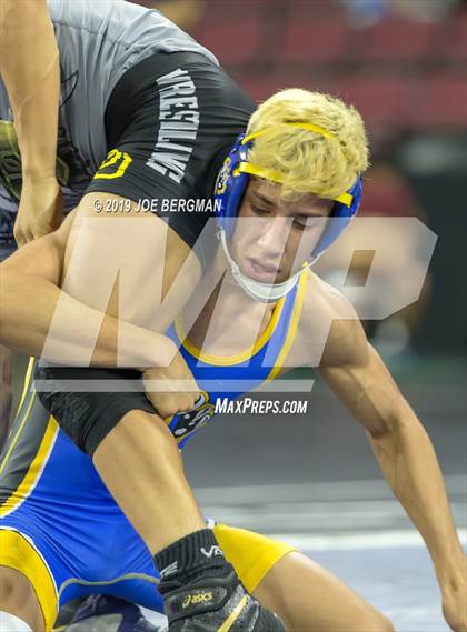 Thumbnail 2 in CIF State Boys Wrestling Championships (Championship Round 1) photogallery.
