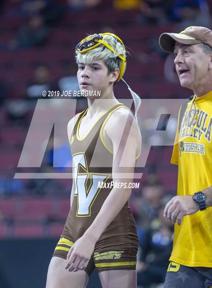 Thumbnail 1 in CIF State Boys Wrestling Championships (Championship Round 1) photogallery.