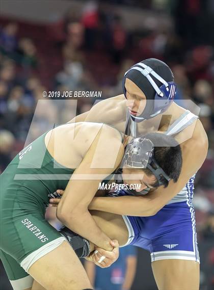 Thumbnail 2 in CIF State Boys Wrestling Championships (Championship Round 1) photogallery.