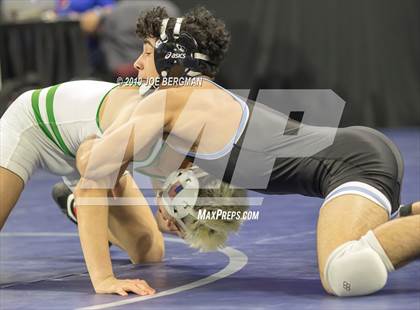 Thumbnail 1 in CIF State Boys Wrestling Championships (Championship Round 1) photogallery.