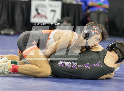 Thumbnail 1 in CIF State Boys Wrestling Championships (Championship Round 1) photogallery.
