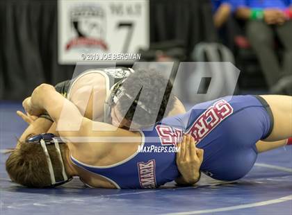 Thumbnail 1 in CIF State Boys Wrestling Championships (Championship Round 1) photogallery.