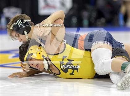 Thumbnail 1 in CIF State Boys Wrestling Championships (Championship Round 1) photogallery.