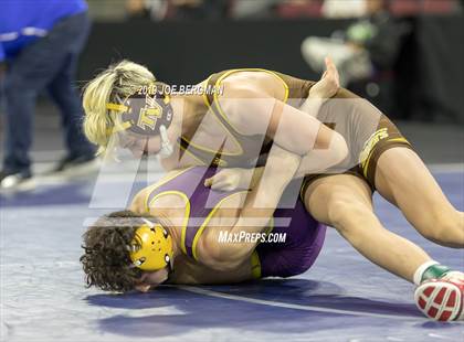 Thumbnail 1 in CIF State Boys Wrestling Championships (Championship Round 1) photogallery.