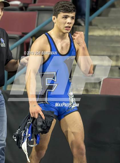 Thumbnail 1 in CIF State Boys Wrestling Championships (Championship Round 1) photogallery.