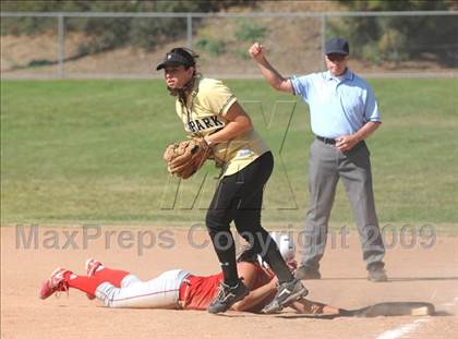 Thumbnail 1 in Burroughs @ Oak Park (CIF SS D3 Playoffs) photogallery.