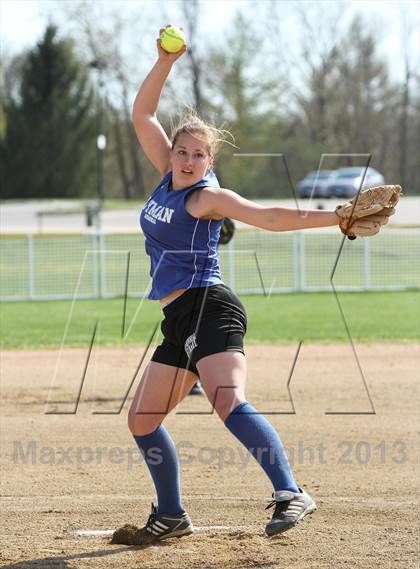 Thumbnail 2 in Lyman Memorial vs. Montville photogallery.