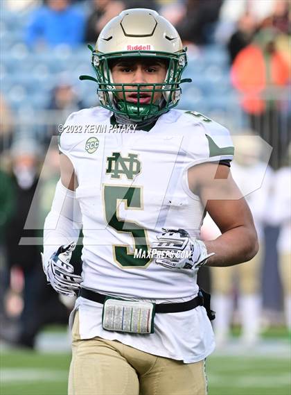 Thumbnail 2 in Notre Dame, WH vs. Berlin (CIAC Class M Final) photogallery.