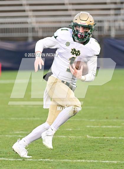 Thumbnail 1 in Notre Dame, WH vs. Berlin (CIAC Class M Final) photogallery.