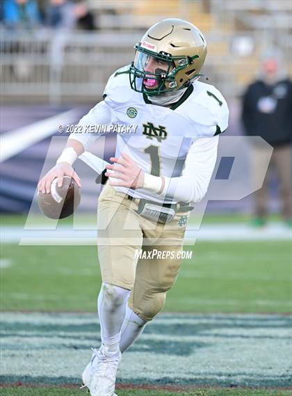 Thumbnail 2 in Notre Dame, WH vs. Berlin (CIAC Class M Final) photogallery.