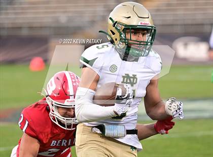 Thumbnail 1 in Notre Dame, WH vs. Berlin (CIAC Class M Final) photogallery.