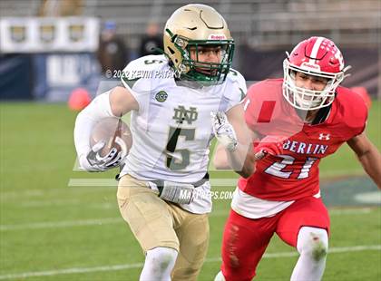 Thumbnail 2 in Notre Dame, WH vs. Berlin (CIAC Class M Final) photogallery.