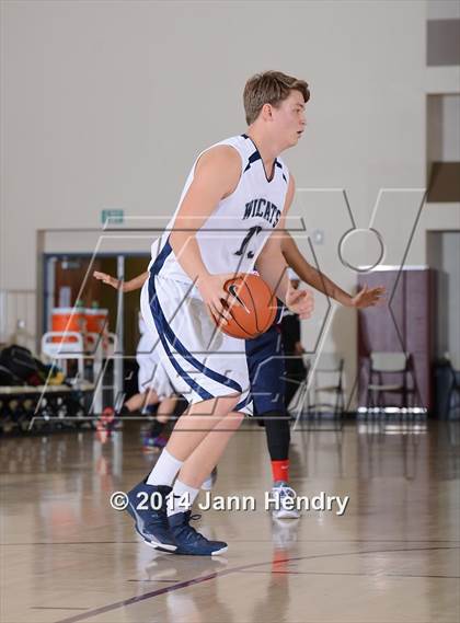 Thumbnail 2 in Villanova Prep vs. Hesperia Christian (MaxPreps Holiday Classic) photogallery.