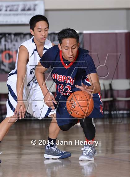 Thumbnail 3 in Villanova Prep vs. Hesperia Christian (MaxPreps Holiday Classic) photogallery.