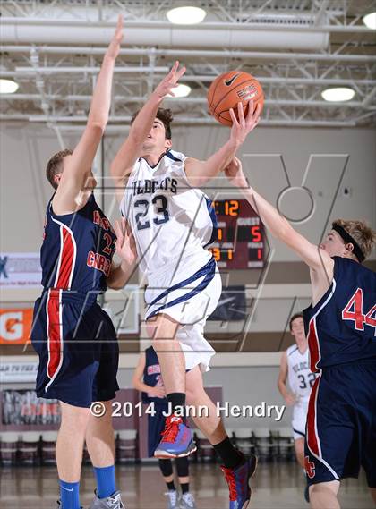 Thumbnail 3 in Villanova Prep vs. Hesperia Christian (MaxPreps Holiday Classic) photogallery.