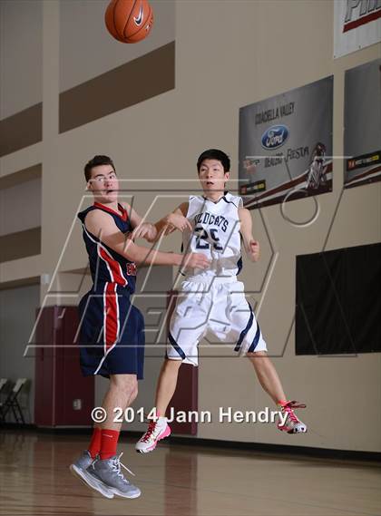 Thumbnail 1 in Villanova Prep vs. Hesperia Christian (MaxPreps Holiday Classic) photogallery.
