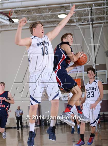 Thumbnail 1 in Villanova Prep vs. Hesperia Christian (MaxPreps Holiday Classic) photogallery.
