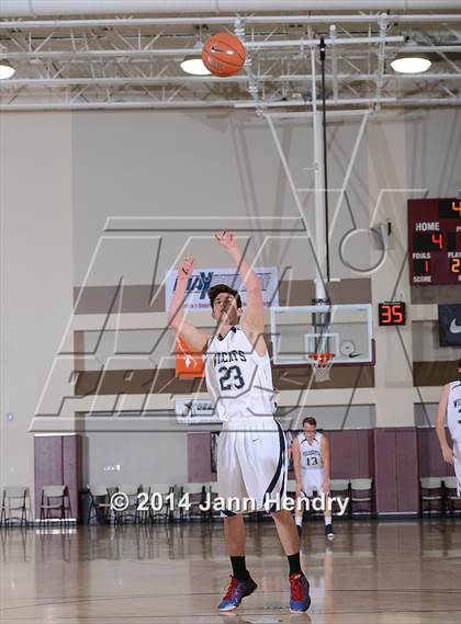 Thumbnail 1 in Villanova Prep vs. Hesperia Christian (MaxPreps Holiday Classic) photogallery.