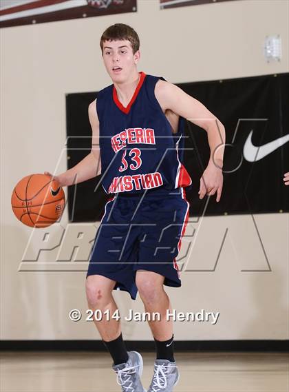 Thumbnail 1 in Villanova Prep vs. Hesperia Christian (MaxPreps Holiday Classic) photogallery.