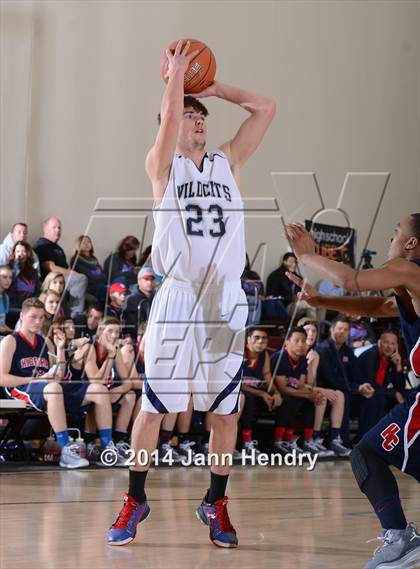 Thumbnail 1 in Villanova Prep vs. Hesperia Christian (MaxPreps Holiday Classic) photogallery.