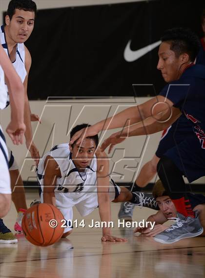 Thumbnail 3 in Villanova Prep vs. Hesperia Christian (MaxPreps Holiday Classic) photogallery.