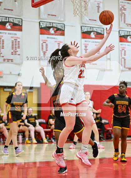 Thumbnail 1 in Greece Arcadia/Greece Olympia @ Penfield (NYSPHSAA Section V Class AA Quarterfinals) photogallery.