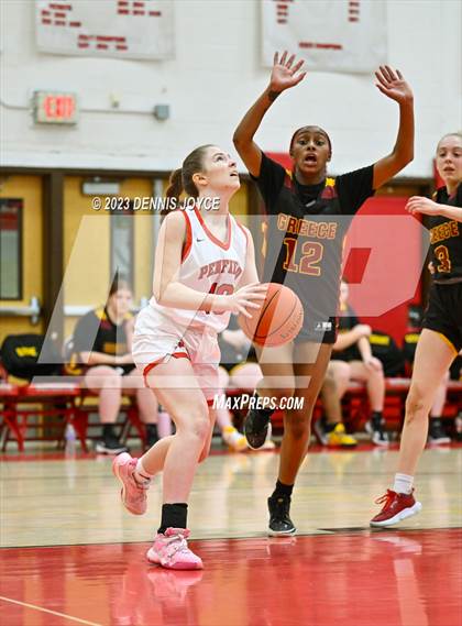 Thumbnail 3 in Greece Arcadia/Greece Olympia @ Penfield (NYSPHSAA Section V Class AA Quarterfinals) photogallery.