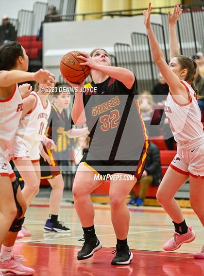 Thumbnail 3 in Greece Arcadia/Greece Olympia @ Penfield (NYSPHSAA Section V Class AA Quarterfinals) photogallery.