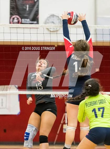 Thumbnail 2 in Pleasant Grove @ James Logan (CIF State Division 1 1st Round) photogallery.