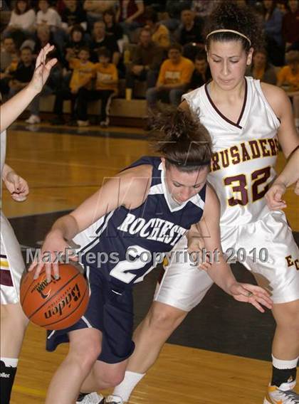Thumbnail 3 in Elk County Catholic vs Rochester (PIAA Class A First Round) photogallery.