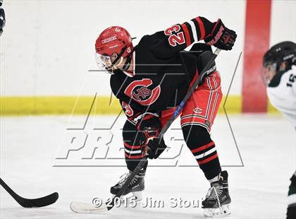 Thumbnail 2 in Cheshire vs. Guilford (Milford Holiday Jamboree Semifinal) photogallery.