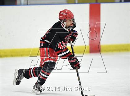Thumbnail 2 in Cheshire vs. Guilford (Milford Holiday Jamboree Semifinal) photogallery.