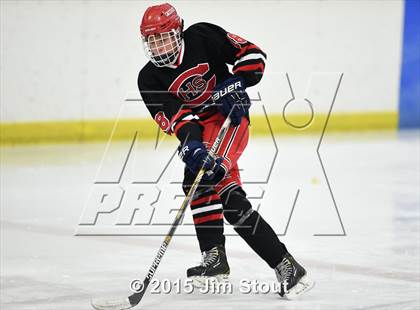 Thumbnail 3 in Cheshire vs. Guilford (Milford Holiday Jamboree Semifinal) photogallery.