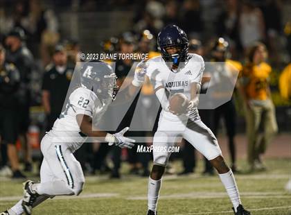 Thumbnail 3 in Aquinas @ Foothill (CIF SS Division 5 Round 1) photogallery.
