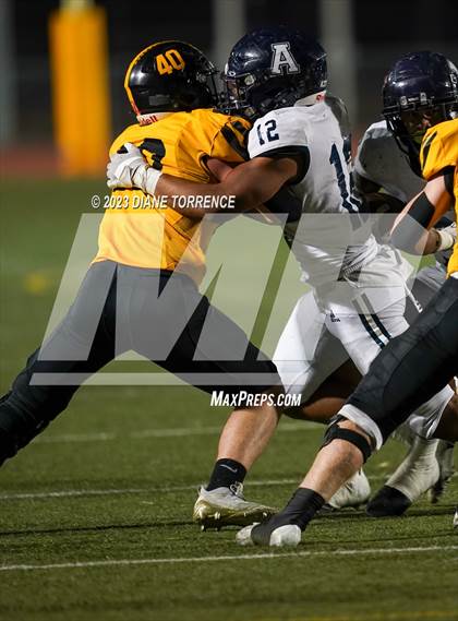 Thumbnail 2 in Aquinas @ Foothill (CIF SS Division 5 Round 1) photogallery.