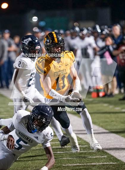 Thumbnail 3 in Aquinas @ Foothill (CIF SS Division 5 Round 1) photogallery.