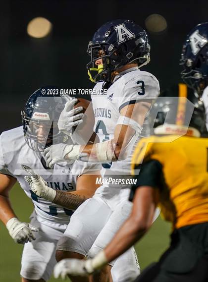 Thumbnail 3 in Aquinas @ Foothill (CIF SS Division 5 Round 1) photogallery.