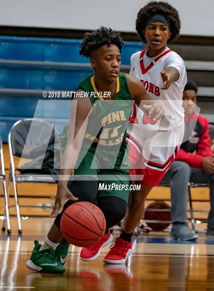 Thumbnail 2 in Pine Forest vs. Seventy-First (Cumberland County Schools Basketball Holiday Classic) photogallery.