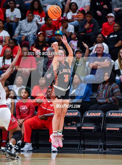 Thumbnail 2 in McGehee vs Lamar (AAA 3A State Playoff second round) photogallery.
