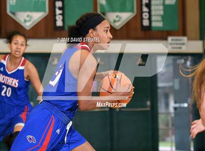 Thumbnail 1 in Christian Brothers vs. Lincoln (St. Mary's Stockton MLK Showcase) photogallery.