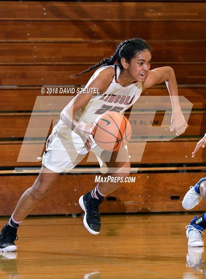 Thumbnail 2 in Christian Brothers vs. Lincoln (St. Mary's Stockton MLK Showcase) photogallery.