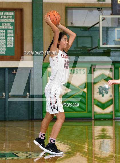 Thumbnail 2 in Christian Brothers vs. Lincoln (St. Mary's Stockton MLK Showcase) photogallery.