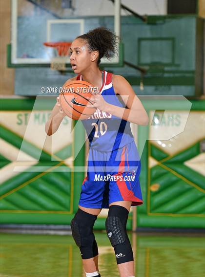 Thumbnail 2 in Christian Brothers vs. Lincoln (St. Mary's Stockton MLK Showcase) photogallery.