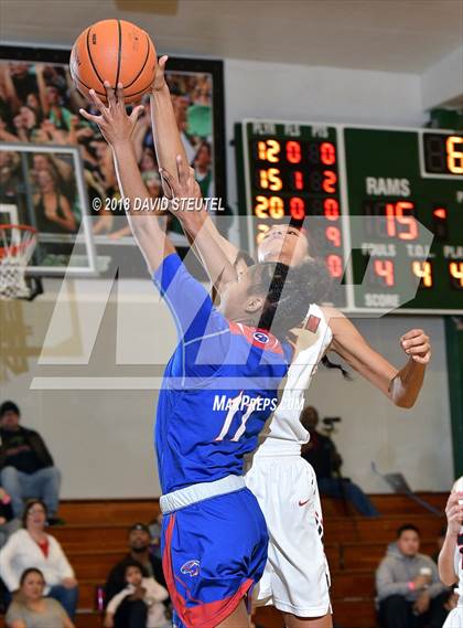 Thumbnail 3 in Christian Brothers vs. Lincoln (St. Mary's Stockton MLK Showcase) photogallery.