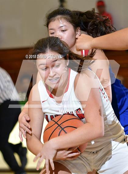 Thumbnail 1 in Christian Brothers vs. Lincoln (St. Mary's Stockton MLK Showcase) photogallery.