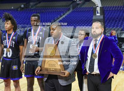 Thumbnail 3 in Ellison vs. Mansfield Summit (UIL 5A Basketball State Semifinal Medal Ceremony) photogallery.