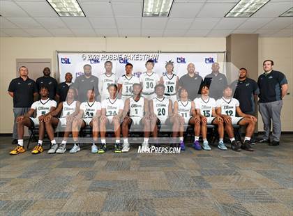 Thumbnail 1 in Ellison vs. Mansfield Summit (UIL 5A Basketball State Semifinal Medal Ceremony) photogallery.